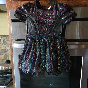 Spirit Black and Multicolor Kids Costume